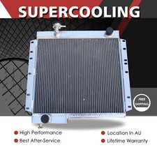 Aluminum Radiator For Toyota Land Cruiser HJ45 BJ40 BJ42 3.0L Diesel MT 1965-84