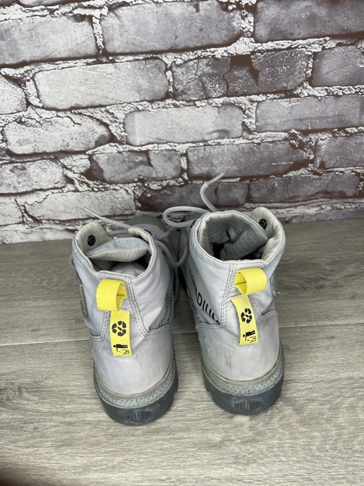 Palladium Pampa Travel Lite Gris Pizarra Combate Malla Botas Hombres Talla 7M US/40EU W8.5M Foto 4 de 4