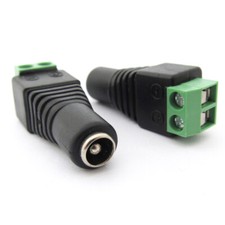 5.5x2.5mm 2.5mm CCTV DC Power Female Jack Free Solder Terminal LED Connector LOT
