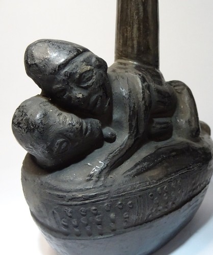 Vase Procolombien Chimu Erotic Peru - 1300AD Peru Pre-columbian Erotic Vessel - Picture 6 of 13