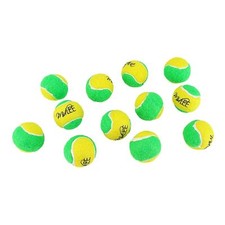 Small Dog Tennis Balls- Green/Yellow- Set of 12