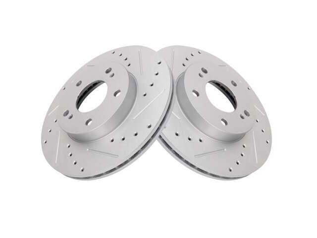 TRQ Front Brake Rotor Set for 1989-1999 Nissan Maxima 31NWSV