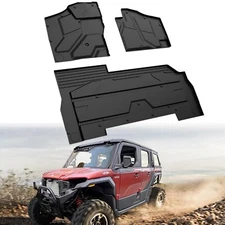 3PCS TPE Anti-Slip Floor Mats for Polaris XPEDITION XP 5/ ADV 5 2024+