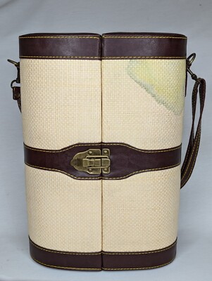 Vintage Cabana by Picnic Time Single Champagne Wine Bag With Cups, Case, Etc.