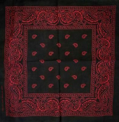 Rot verschiedene Tupfen Uni Herzen Blumen Karo gemustert Bandana Stirnband - Bild 7 von 16