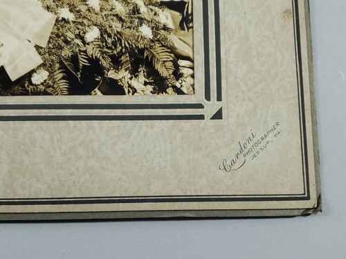 2 antike Post Mortem Schatulle Sarg Mutter Beerdigung Schrank Karte 12x14 Tod - Bild 11 von 14