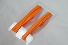 Decorative Fashion Bra Straps-Fabric  Tangerine/Orange Strap Replacements