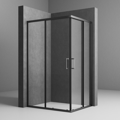 Duschkabine 75x75 Schiebetür Duschabtrennung Eckeinstieg 100x100 Dusche Duschtür