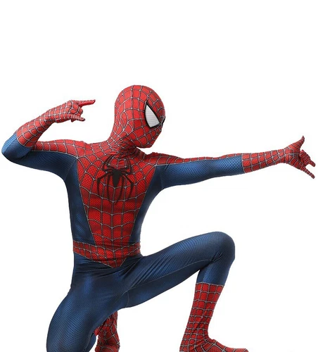 Raimi Spider-Man Costumi Cosplay Uomo 3D Zentai Wear Halloween Spandex Tuta - Foto 5 di 16