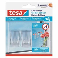 Klebehaken Glas 1Kg Transparent Wandhaken Haken Handtuchhaken Handtuchhalter Neu