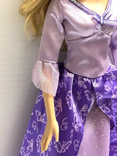 2007 Barbie The Island Princess Rosella In Purple Dress Mattel Doll - Picture 9 of 21