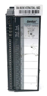 Genius IC660TBA026M Terminal Module CUR SRC ANLG IN24/48VDC/PWR