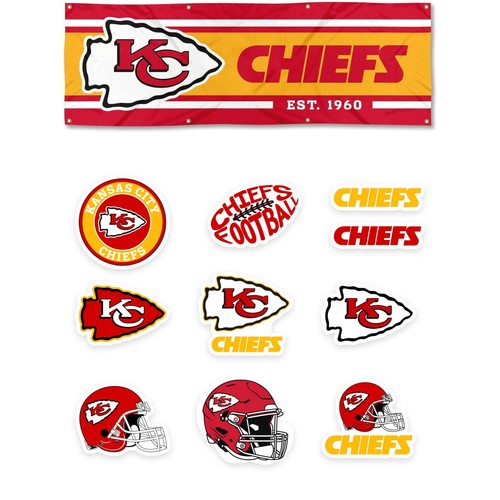 Sticker Label Tags, K City Chiefs Stickers, Pack Of 9, Waterproof Sticker Decals - Picture 2 of 3