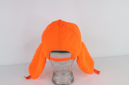 De colección Años 70 Streetwear Envejecido Oreja Grande Solapa Snapback Sombrero Naranja Brillante EE. UU. - Imagen 6 de 13