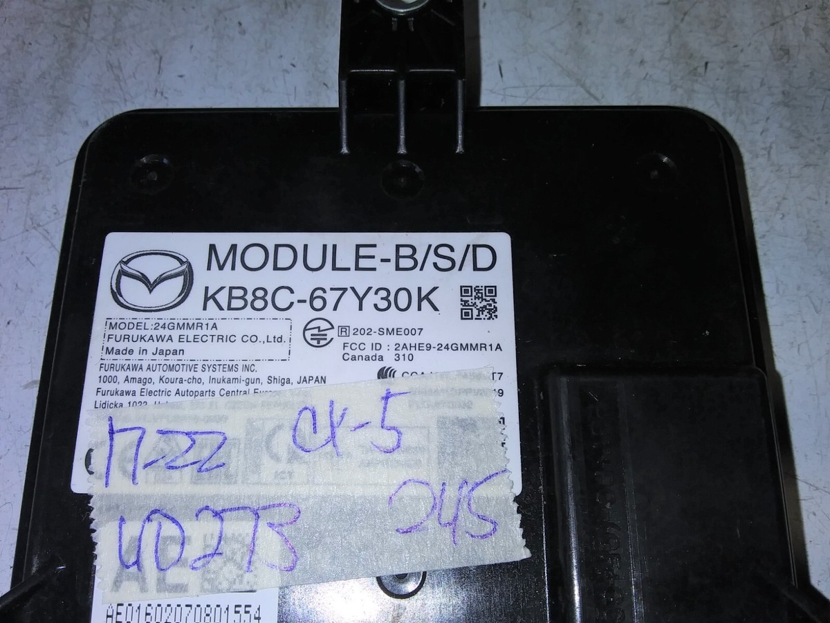 2017-2022 Mazda CX-5 CX5 Atlas blind spot radar sensor KB8C