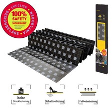 Vinyl Trittschalldämmung 6,25m² Dämmunterlage Klick Vinylboden Trittschall 1,0mm