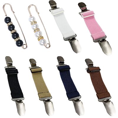 8 stuks kleding elastische cinch clip, taille clips voor jurken