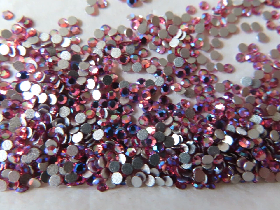 Pack Completo 1440 Preciosa Flatbacks 5ss Rosa AB/laminado. Foto 2 de 2