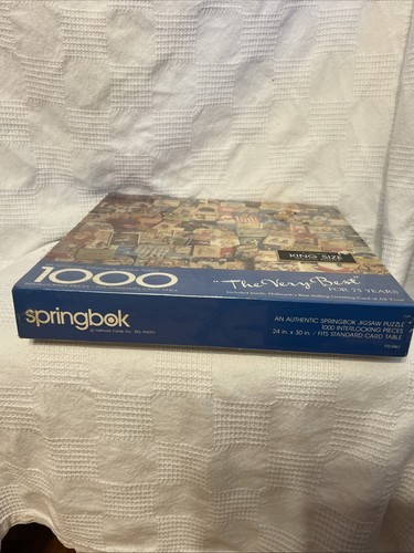Rompecabezas Springbok "The Very Best" para 75 años, tarjetas de sello 1000 piezas ~ sello nuevo - Imagen 13 de 13