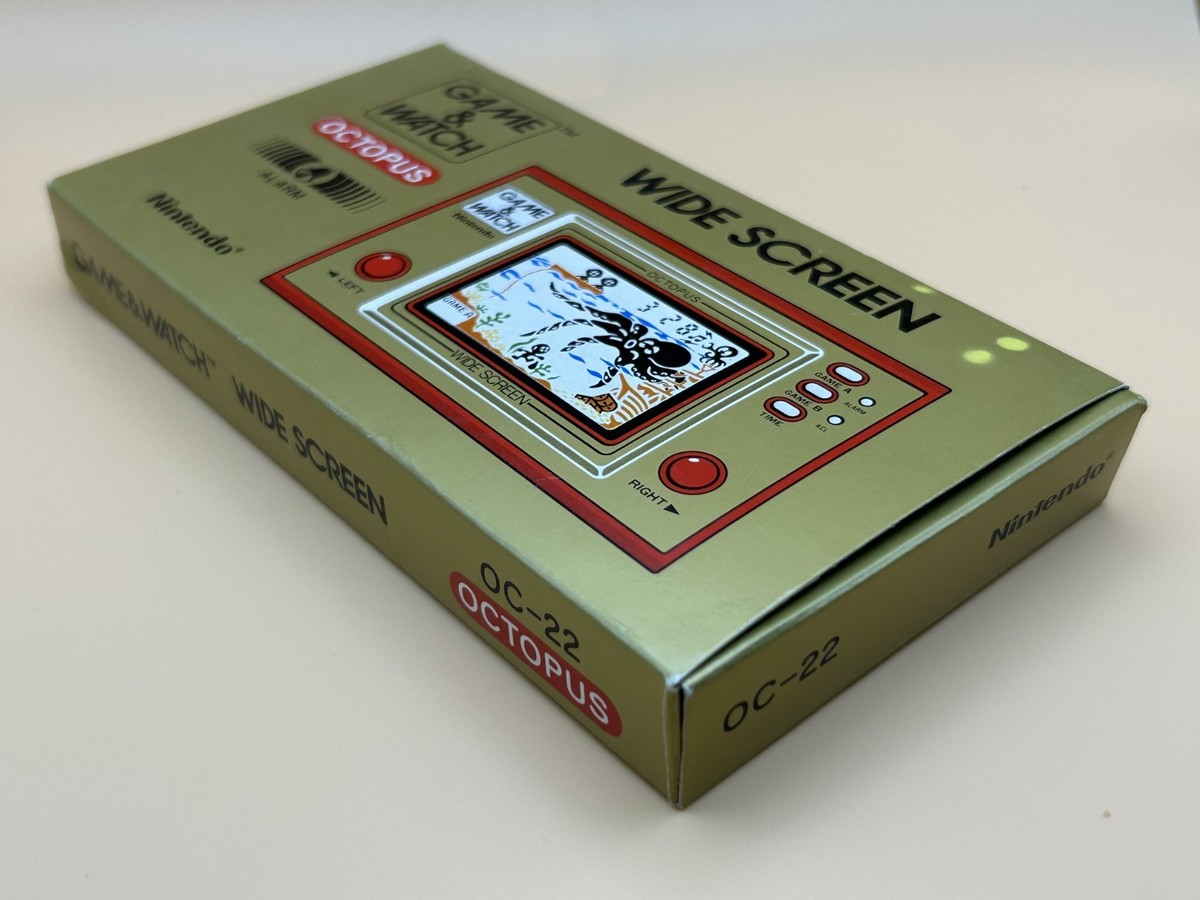 Nintendo Game & Watch Wide Screen Octopus Oc-22 Boxed MIJ 1981
