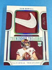 2022 National Treasures 1/1 Sam Howell Nike Patch