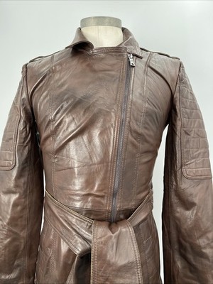 KLG Leather Men's Turkish Lambskin Brown Soft Leather Front Zip