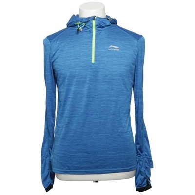 Li-Ning, Kapuzenpullover, Größe: M, Blau, Polyester, Sonstiges, Herren #pSV