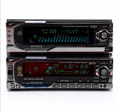 Kenwood D929 M929 CD MD Head Unit Set Tested Working JDM Old