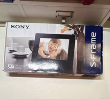 Sony S-Frame DPF-D1010 10.2" LED Digital Photo Frame Black USB 128MB SD JPEG