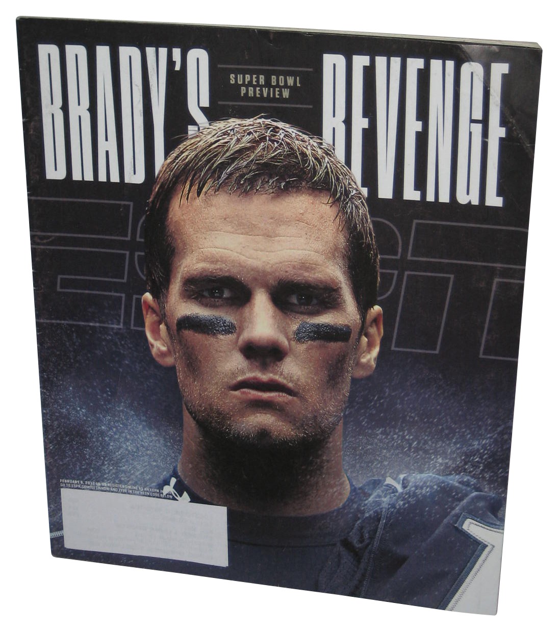 ESPN February 6 2017 Super Bowl Preview Magazine Book - (Tom Brady's Revenge Cov