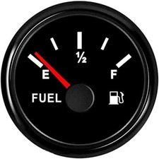 Car Digital Fuel Level Gauge 52mm 0~190 ohm E-1/2-F for Motorcycle Car Boat 12V