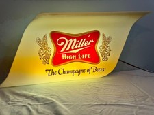 Miller High Life Curved Lighted Sign