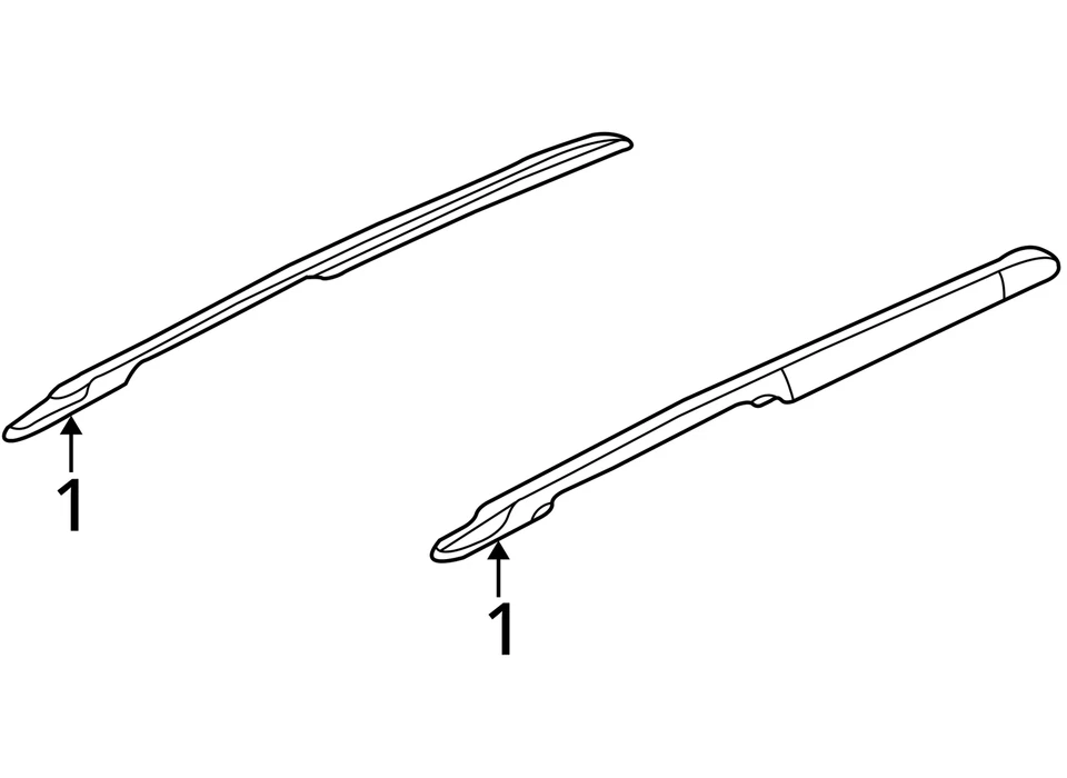 SE ADAPTA A CHEVROLET GMC TRAILBLAZER EXT ENVOY XL RAIL 15254141 2002-2006 - NUEVO OEM Foto 3 de 3