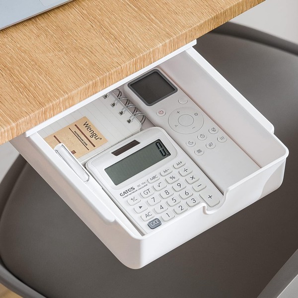 Schublade Unter Schreibtisch Selbstklebend Aufbewahrungsbox BüRo-image