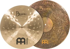Meinl Cymbals Byzance Mixed Crash Pack - 18 inch and 20 inch, Hammered