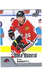 2020-21 Upper Deck AHL #196 Evan Barratt Star Rookie