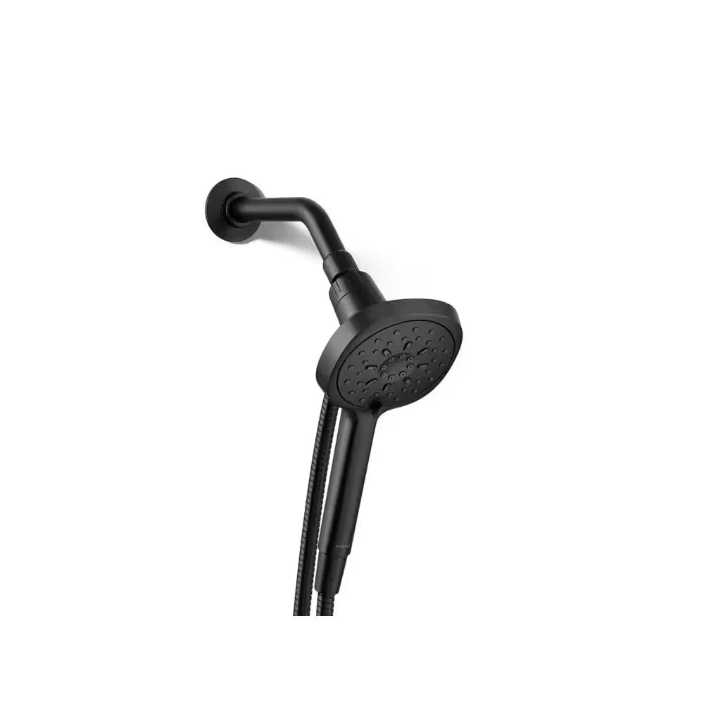 NEW KOHLER Ashan 3-Spray Wall Mount Handheld Showerhead 1.75 GPM in Matte Black