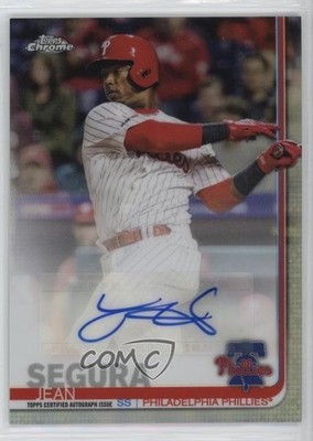 2019 Topps Chrome Update Target Jean Segura #CUA-JS Auto 0p1q