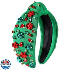 Christmas Headband for Women Christmas Accessories Xmas Bow Reind