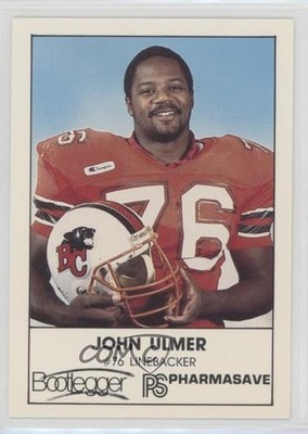 1988 Bootlegger BC Lions John Ulmer 0o5t