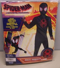 Marvel SPIDER-MAN Miles Morales Jumpsuit Costume Cosplay Child M 8-10  NEW 