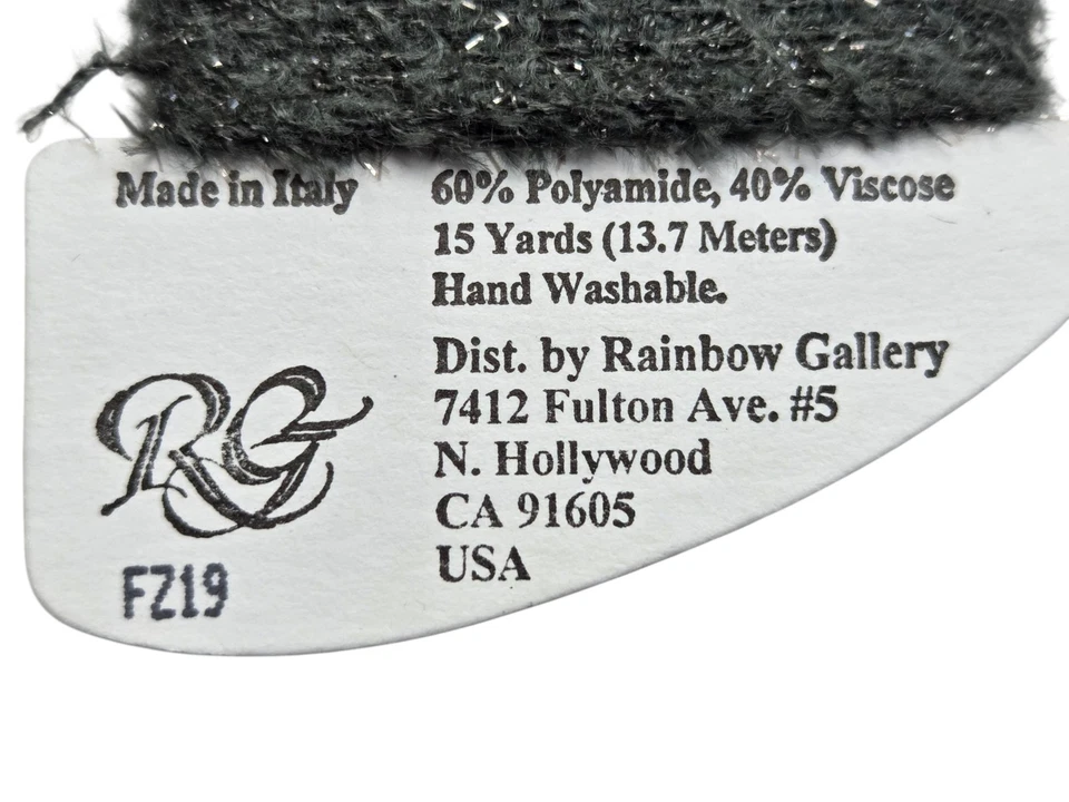 Rainbow Gallery Fuzzy Stuff Thread Gray FZ19 Lot of 6 Needlepoint Cross Stitch - Image 2 of 4