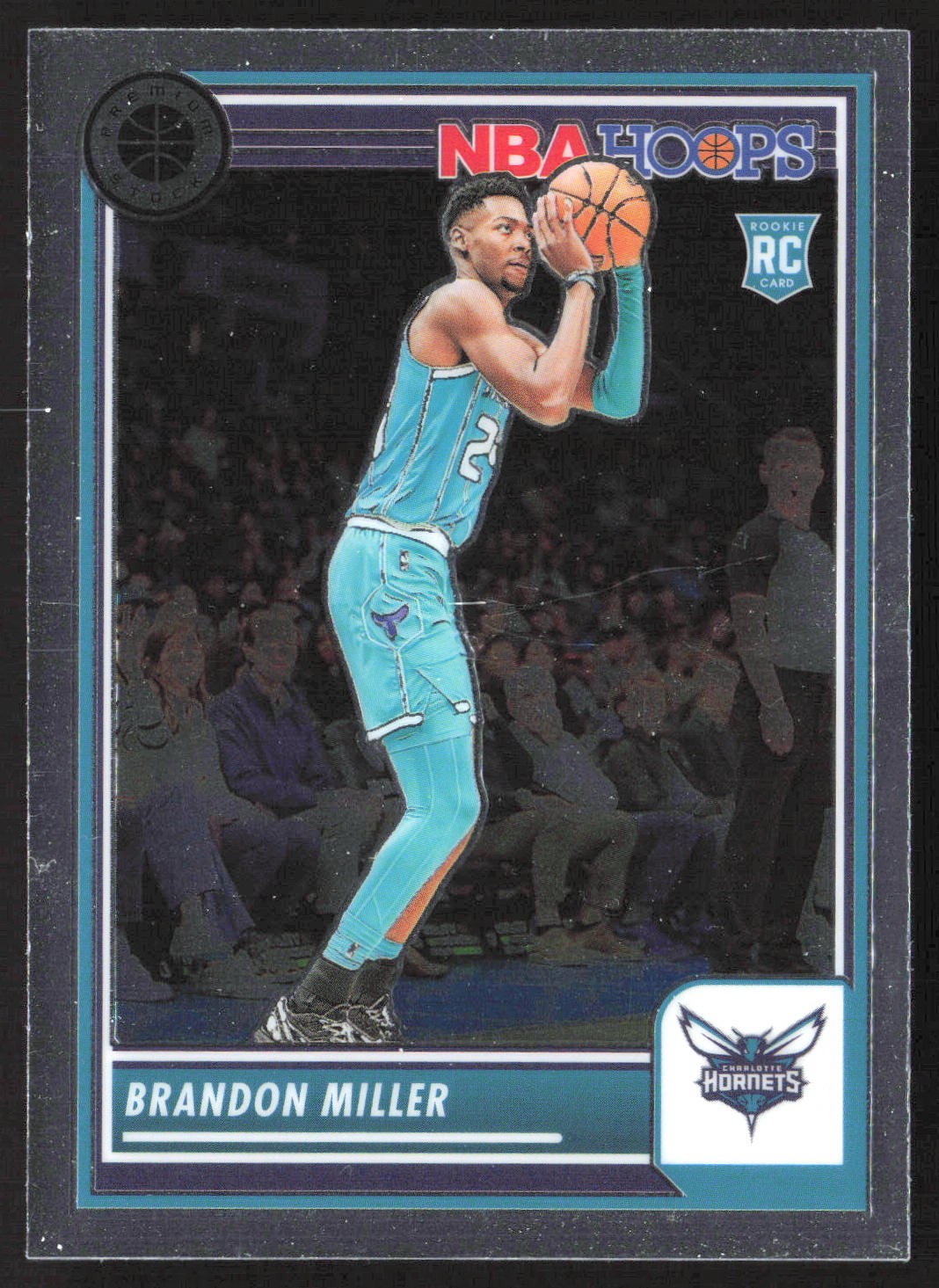 2023-24 Hoops Premium Stock #245 Brandon Miller Silver