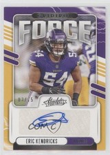 2020 Panini Absolute Gridiron Force Signatures 3/75 Eric Kendricks Auto 0l1
