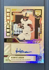 Panini 2025 Score Next Era NIL Auto Autograph Kanye Udoh Army Black Knights