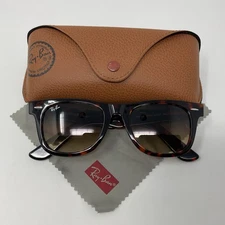 Ray Ban Wayfarer 50 22mm Polished Havana Frame Brown Gradient Lens