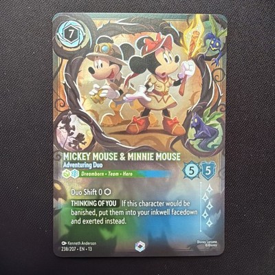 Mickey Mouse & Minnie Mouse - Adventuring Duo (Enchanted) 238/207 Attack of the