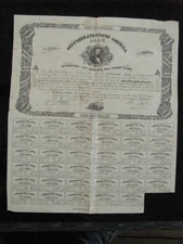 CIVIL WAR CONFEDERATE $1000 BOND SDG BY ROBERT TYLER