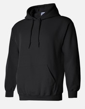 Gildan  Heavy Blend  Hooded Sweatshirt, Black. Available size S-4xl