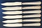 Set of 6 Towle Sterling Silver "Old Brocade" Fruit Knives
